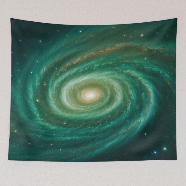 Item preview, Imaginary Green Vortex Galaxy designed and sold by LunarNebula.