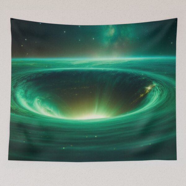 Item preview, Imaginary Green Wormhole designed and sold by LunarNebula.