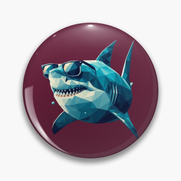 Item preview, Low Poly Great White designed and sold by pseudosiren.