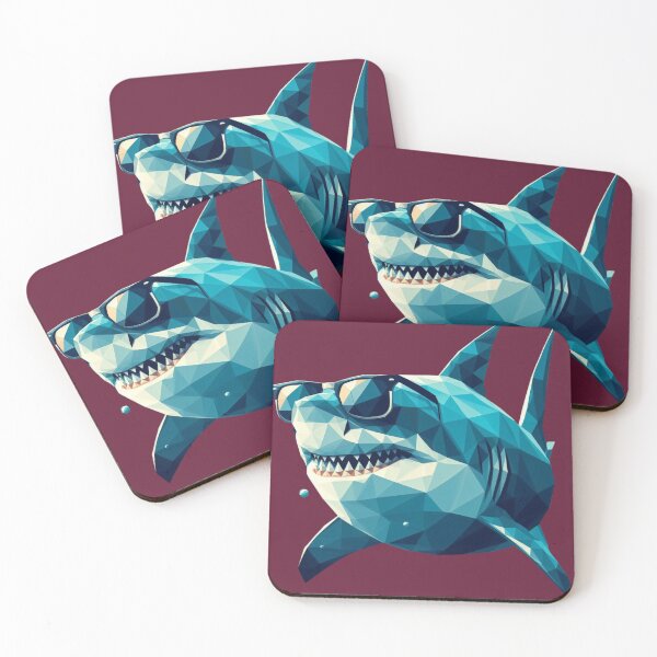 Item preview, Low Poly Great White designed and sold by pseudosiren.