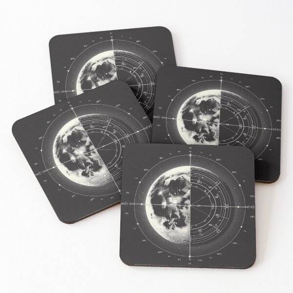 Artikelvorschau, Schwarz-Weiß-Mond entworfen und verkauft von RKWSHOP.