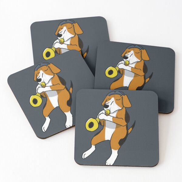 Aperçu de l'œuvre Beagle playing a Bugle créée et vendue par BluChu.