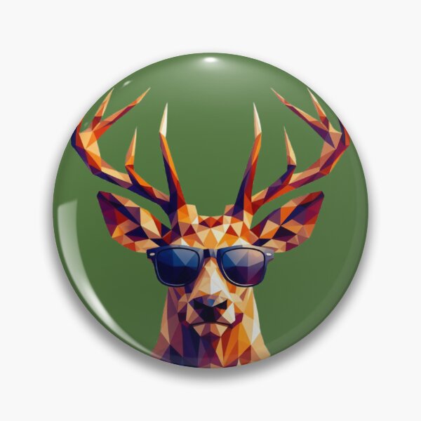 Artikelvorschau, Low-Poly Deer Pop Art entworfen und verkauft von pseudosiren.