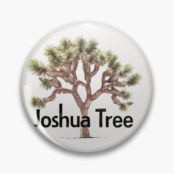 Item preview, Joshua Tree Emblem - Classic California Desert Flora Art designed and sold by Retro Travel Design.