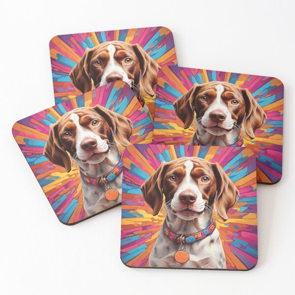 Item preview, Psychedelic English Pointer designed and sold by Cloe Dauplais.