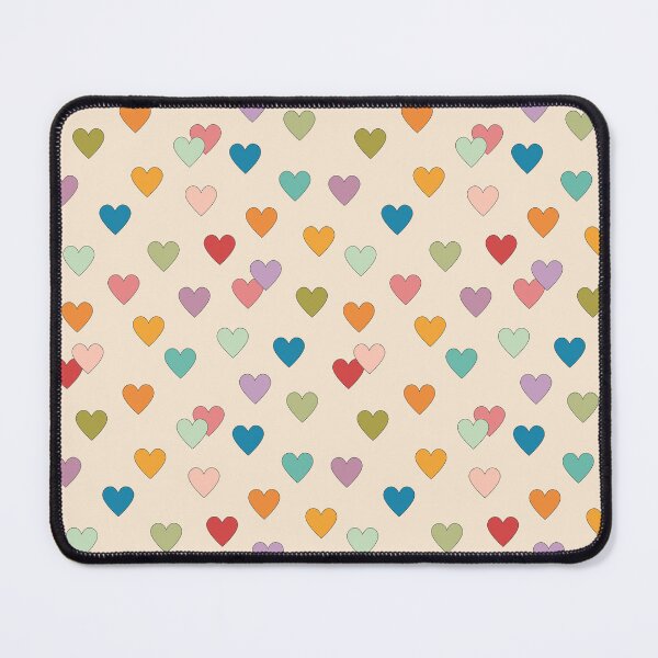 Item preview, Multicolored Hearts Pattern designed and sold by Megs Lang.