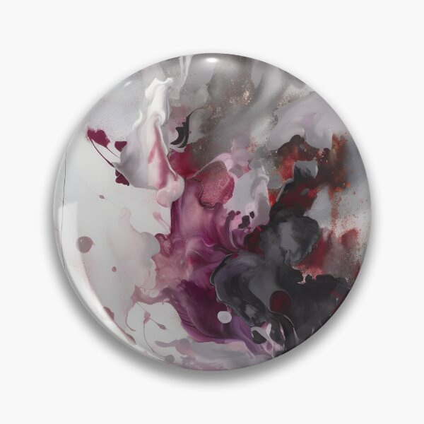 Item preview, Crimson Whisper: Grayscale to Purple designed and sold by GodoAbstractArt.