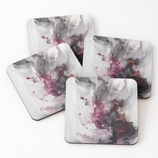 Item preview, Crimson Whisper: Grayscale to Purple designed and sold by GodoAbstractArt.