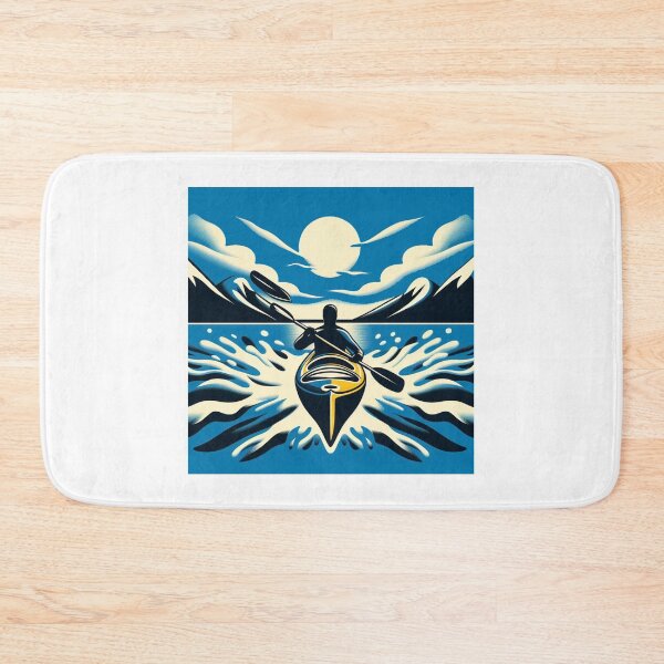 Item preview, Midnight Paddle: The serene beauty of a moonlit kayak run. designed and sold by VistaMar.
