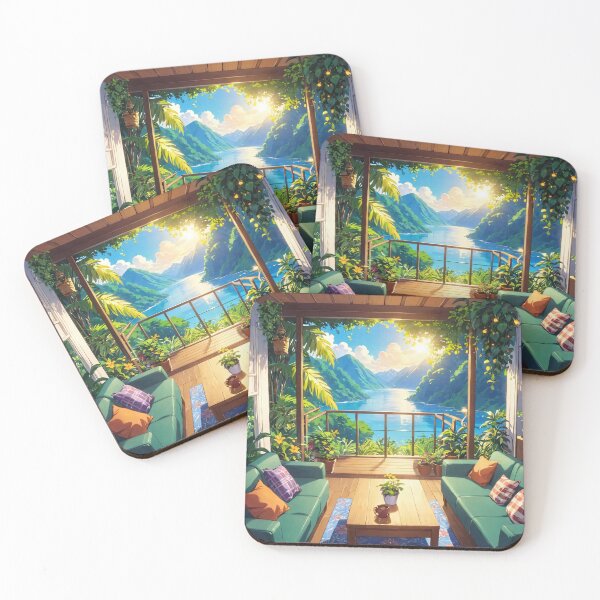 Item preview, Liquid Dreamscape Azure designed and sold by DreamBackDrops.