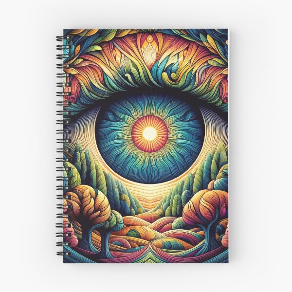 Item preview, Interweaving Dreams: Trippy Exploration in the Forest of Color designed and sold by WhimsyRealm.