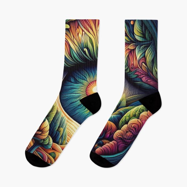 Item preview, Interweaving Dreams: Trippy Exploration in the Forest of Color designed and sold by WhimsyRealm.