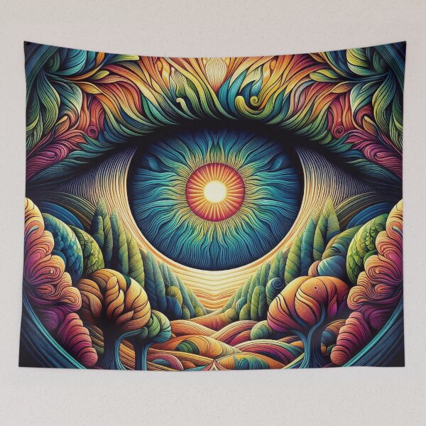 Item preview, Interweaving Dreams: Trippy Exploration in the Forest of Color designed and sold by WhimsyRealm.
