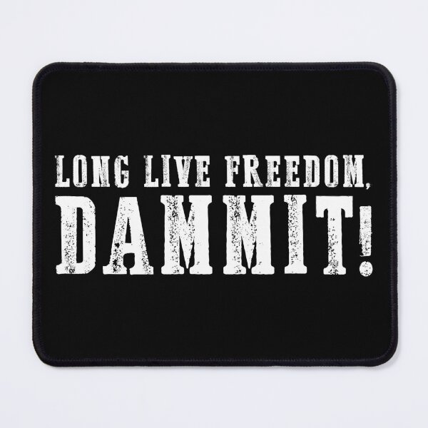 Item preview, LONG LIVE FREEDOM DAMMIT! (WHITE) designed and sold by muskitt.