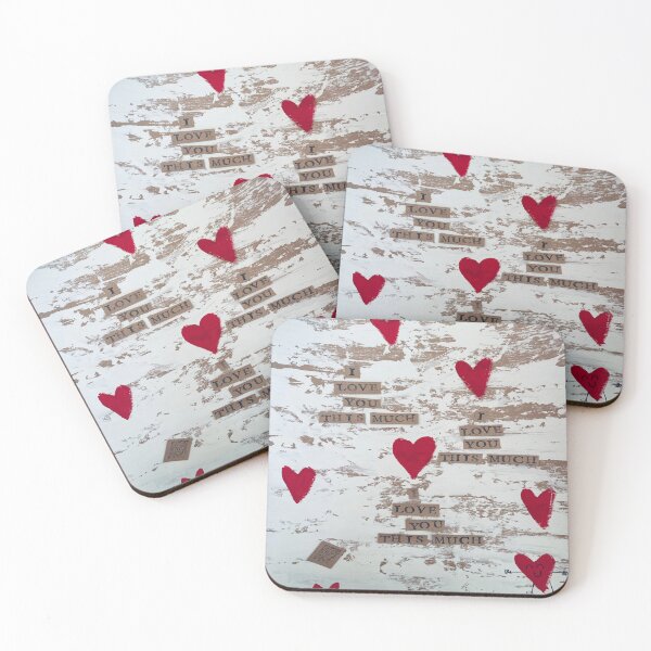 Item preview, I love you this much designed and sold by LoveHeartRocks.