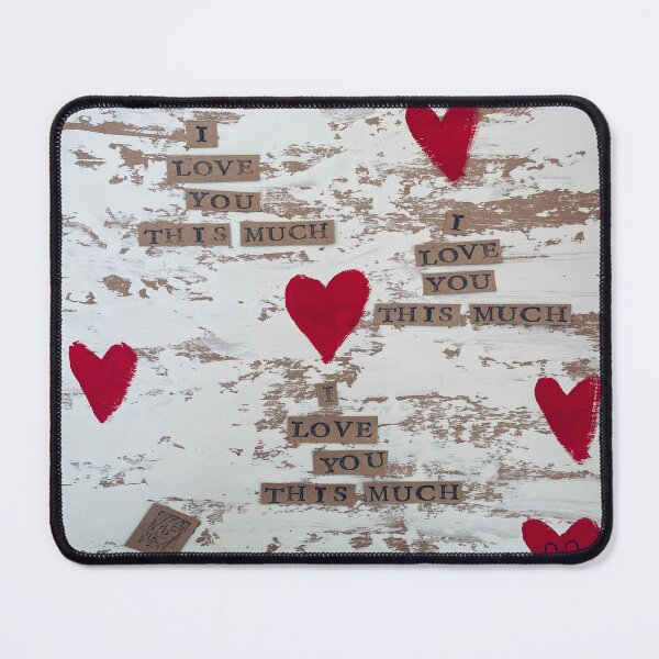 Item preview, I love you this much designed and sold by LoveHeartRocks.