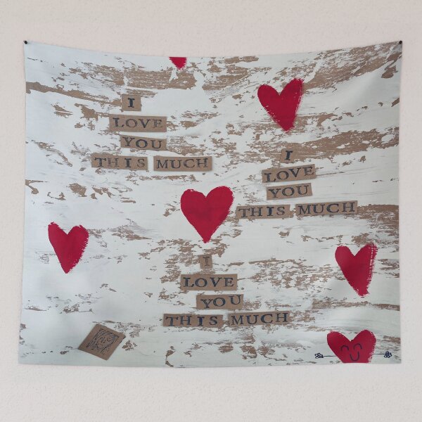 Item preview, I love you this much designed and sold by LoveHeartRocks.