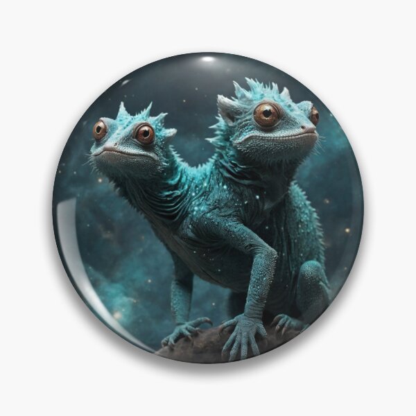Item preview, Imaginary Teal Celestial Chameleon designed and sold by LunarNebula.