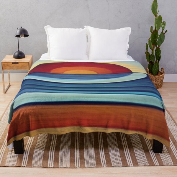 Item preview, Caribbean Sunrise Geometric Art designed and sold by BeagleDesigns.