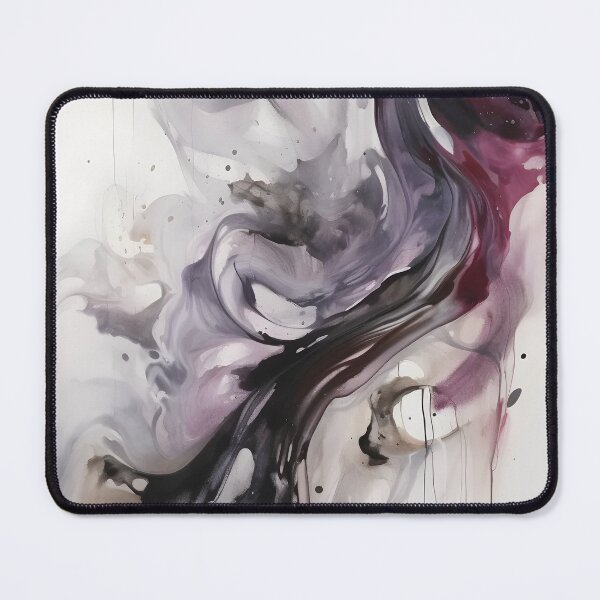 Item preview, Crimson and Silver: A Graceful Descent designed and sold by GodoAbstractArt.