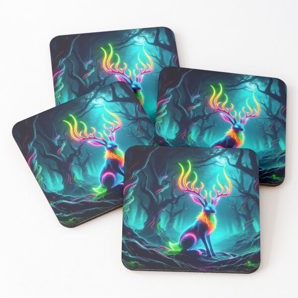Item preview, Neon Jackalope designed and sold by Truck Stop One.