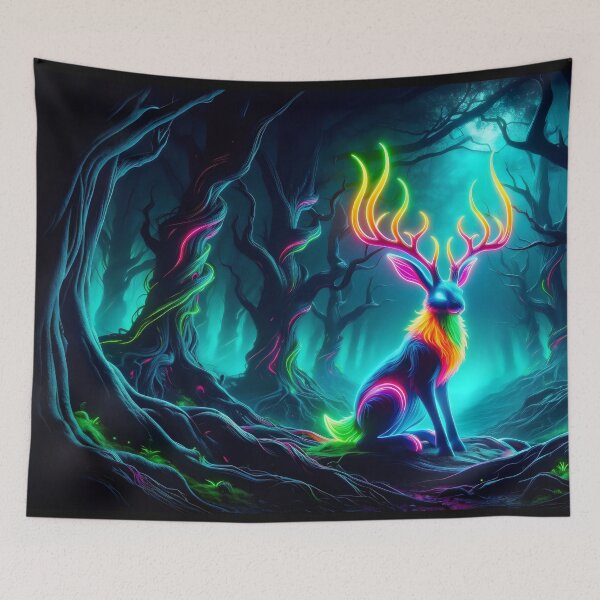 Item preview, Neon Jackalope designed and sold by Truck Stop One.
