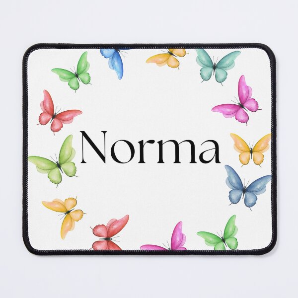 Item preview, Norma surrounded by colourful butterflies designed and sold by Fionamyles.