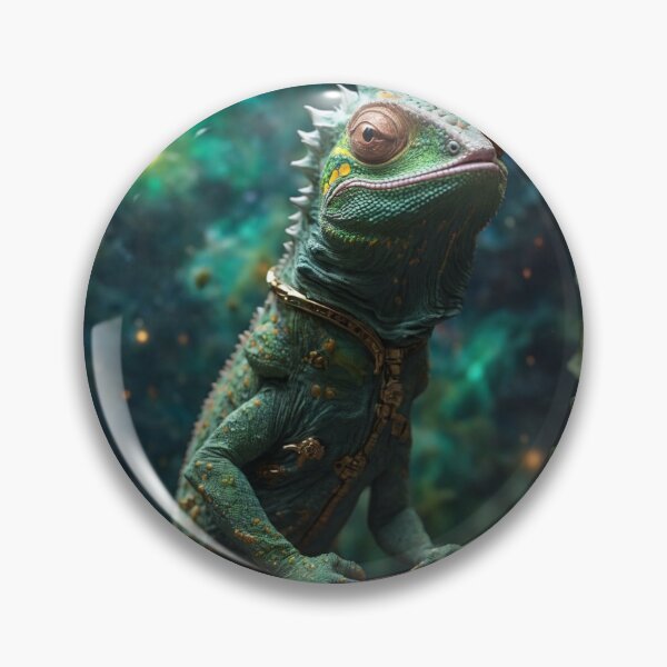 Item preview, Imaginary Green Celestial Chameleon designed and sold by LunarNebula.