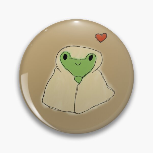 Item preview, Cute frog wrapped in a blanket designed and sold by LuxxBunny.