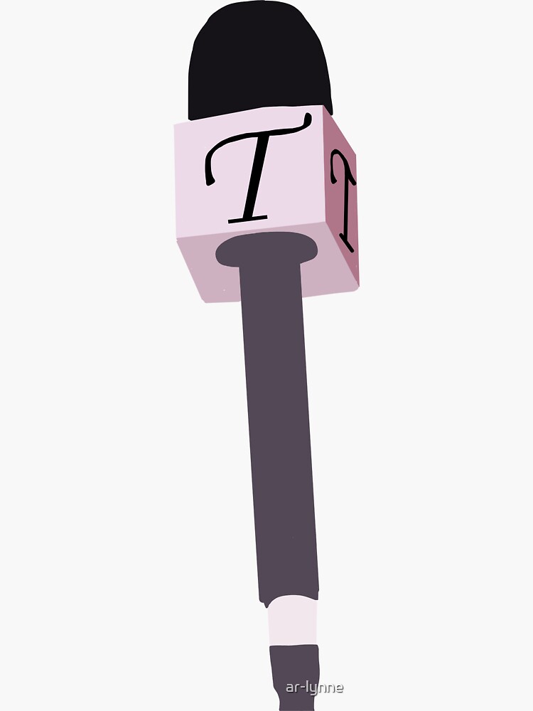 Just Trish mic - Trisha paytas Sticker