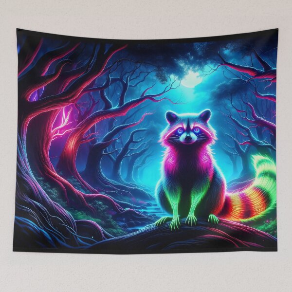 Item preview, Neon Raccoon  designed and sold by Truck Stop One.
