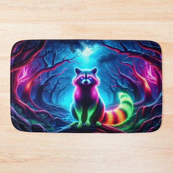 Item preview, Neon Raccoon  designed and sold by Truck Stop One.