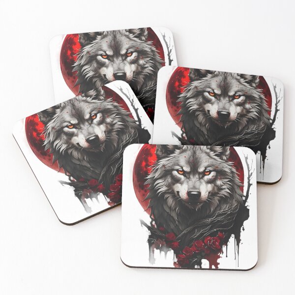 Item preview, Wolf Red Moon designed and sold by david stigler.