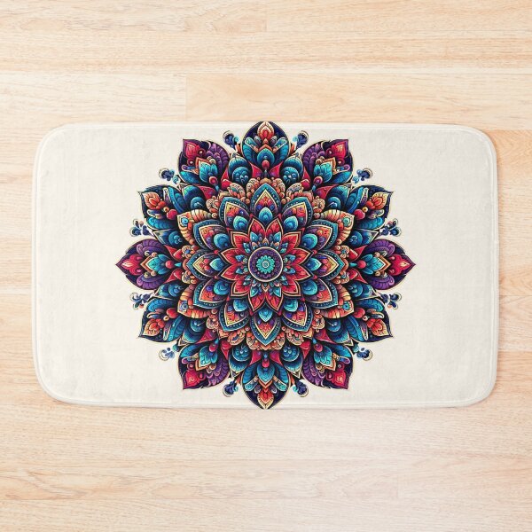 Item preview, Polish Pottery Folk Art Mandala designed and sold by Pati-Design.