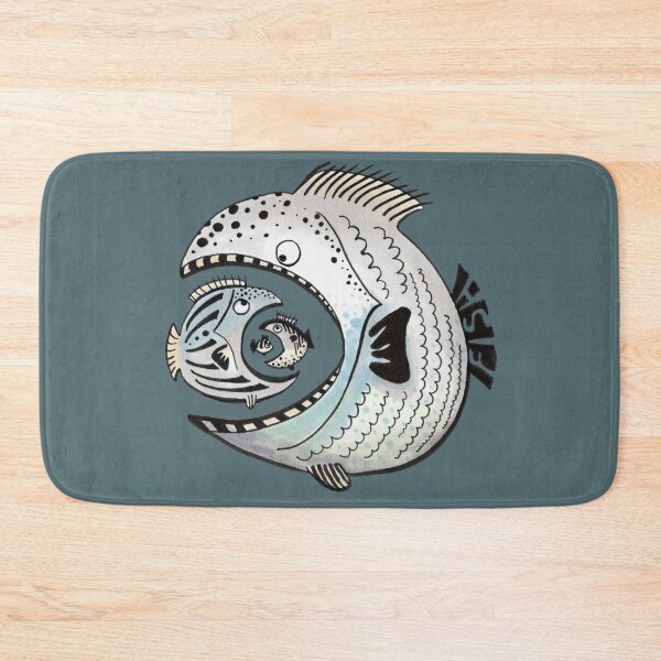 Item preview, Fish eating fish eating fish eating fish designed and sold by KOUZZA.