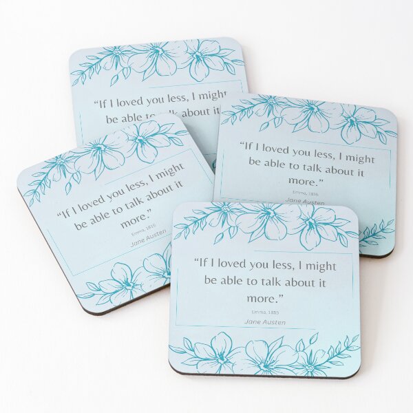Item preview, Emma Novel Quote by Jane Austen  designed and sold by C. Tarantino.