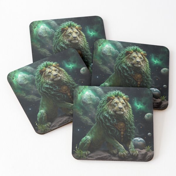Item preview, Imaginary Green Celestial Lion designed and sold by LunarNebula.