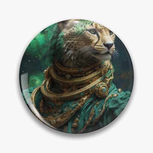 Item preview, Imaginary Green Celestial Cheetah designed and sold by LunarNebula.