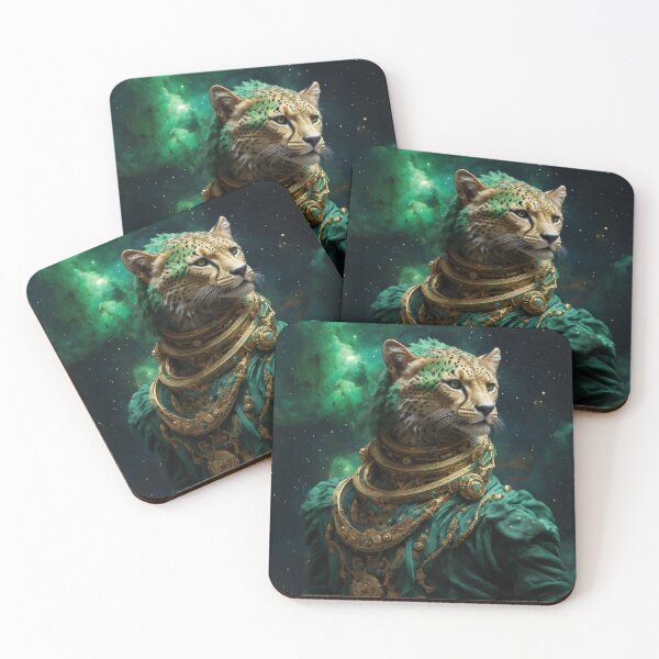 Item preview, Imaginary Green Celestial Cheetah designed and sold by LunarNebula.