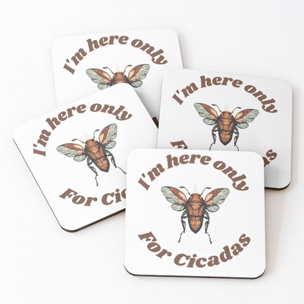 Item preview, I'm here only for cicadas Illinois 2024 designed and sold by CyberArtistOne.