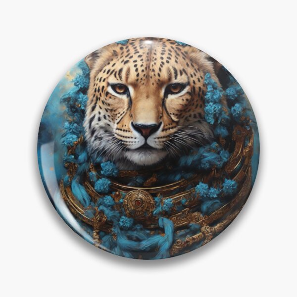 Item preview, Imaginary Teal Celestial Cheetah designed and sold by LunarNebula.