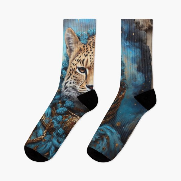 Item preview, Imaginary Teal Celestial Cheetah designed and sold by LunarNebula.