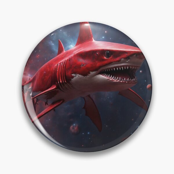 Item preview, Imaginary Red Celestial Shark designed and sold by LunarNebula.