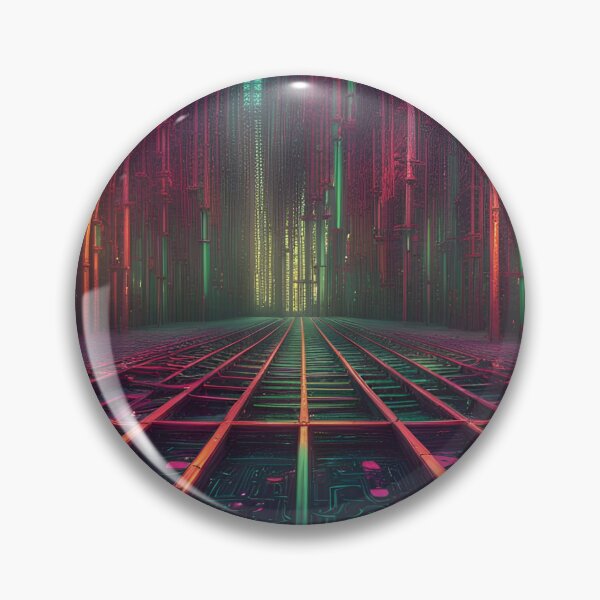 Item preview, Trippy vibrant patterns of the Matrix designed and sold by sahannonis.