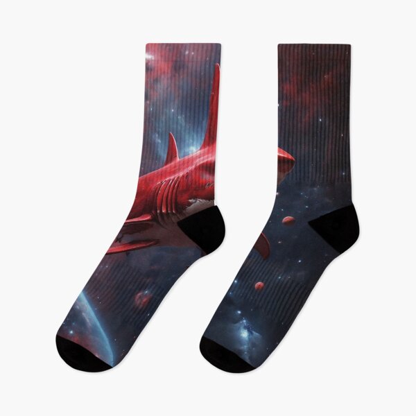 Item preview, Imaginary Red Celestial Shark designed and sold by LunarNebula.