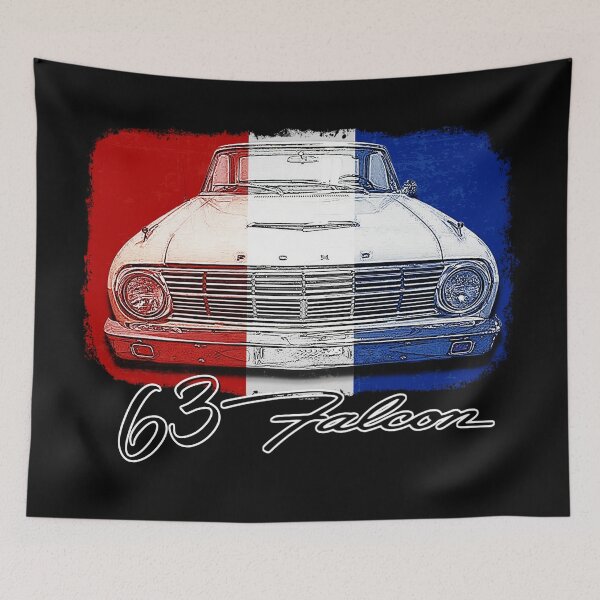 Item preview, 63 Falcon Sprint Red, White and Blue Classic Hot Rod Muscle Car designed and sold by AGED Limited.