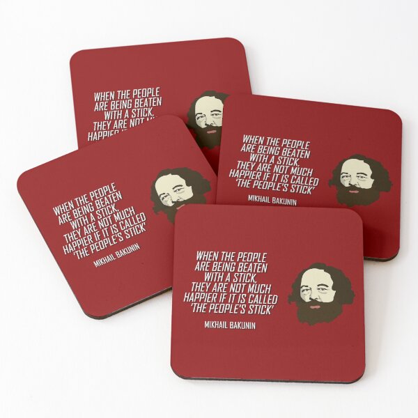 Item preview, Bakunin 'People's Stick' Quote designed and sold by TheCammunard.