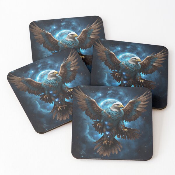 Item preview, Imaginary Teal Celestial Eagle designed and sold by LunarNebula.