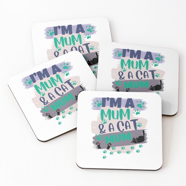 Item preview, I'm a mum and a cat mum designed and sold by BritishDelights.