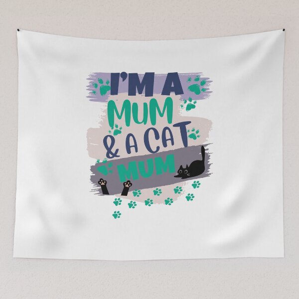 Item preview, I'm a mum and a cat mum designed and sold by BritishDelights.